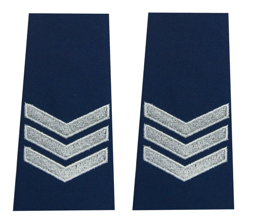 Pagony (pochewki) do munduru wyjściowego Policji - sierżant sztabowy