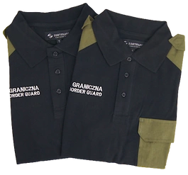 ZESTAW: dwie koszulki polo SG Polish Border Guard