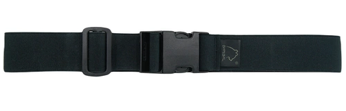 Pas udowy z gumy 40 mm do kabury, czarny - Baribal