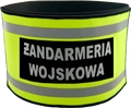 Opaska naramienna odblaskowa ŻANDARMERIA WOJSKOWA - z rzepem