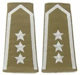 Pagony (pochewki) wyjściowe Straży Granicznej - chorąży sztabowy