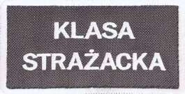 Emblemat szkolny KLASA STRAŻACKA