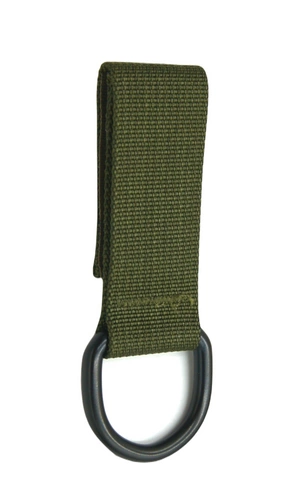 Taktyczny metalowy D-ring do paska, oliwkowy