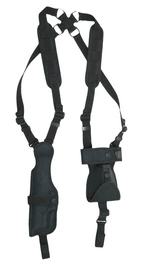 Kabura operacyjna do P99 - lewa, z szelką oburamienną i panelem na magazynek i kajdanki