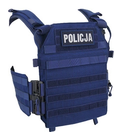 Kamizelka Plate Carrier, Warmen - granatowa z klamrami ROC