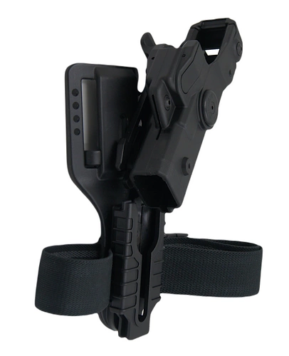 Kabura DesignTech V3 FA - do pistoletu Glock 17/19, obniżana z paskiem