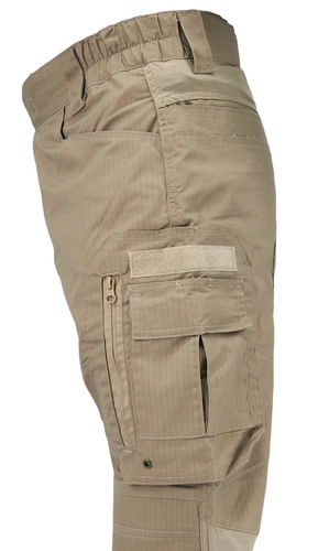 Wodoodporne spodnie taktyczne Defender rip-stop - beżowe