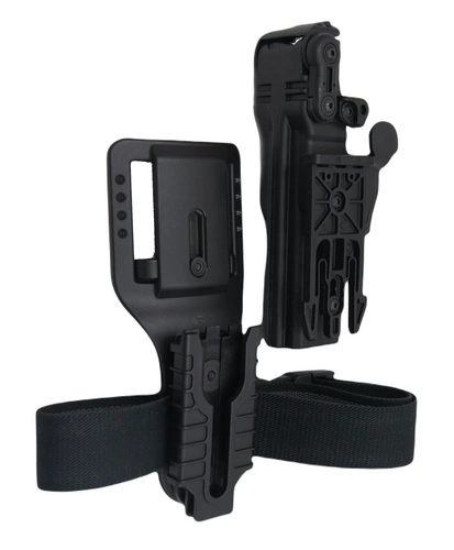 Kabura DesignTech V3 FA - do pistoletu Glock 17/19, obniżana z paskiem