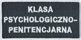Emblemat szkolny KLASA PSYCHOLOGICZNO - PENITENCJALNA