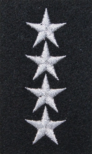Stopień Wojska Polskiego do beretu czarnego - starszy chorąży sztabowy