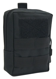 Saszetka, organizer, molly - czarny z rzepem