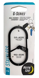 Karabińczyk Nite Ize - G-Series Dual Chamber Carabiner 4 - Czarny