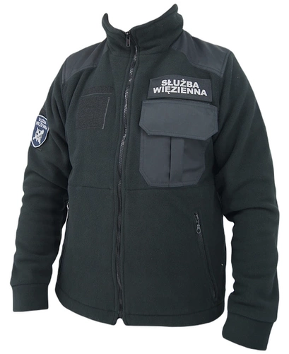 ZESTAW: Koszulka specjalna (typu T-shirt) Służby Więziennej - bawełniana i Bluza polarowa (podpinka pod kurtkę) Służby Więziennej