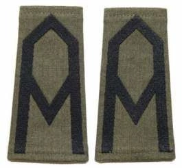 Pagony (pochewki) służbowe oliwkowe - sierżant