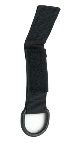 Taktyczny D-ring metalowy do paska, czarny