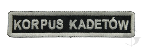 Emblemat "KORPUS KADETÓW" - z rzepem