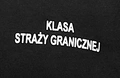 T-shirt KLASA STRAŻY GRANICZNEJ - black