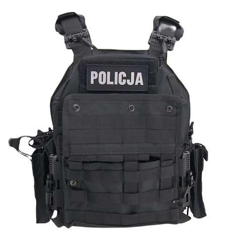 Kamizelka taktyczna PLATE CARRIER - 8944-1, czarna