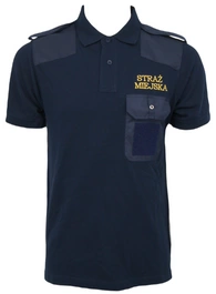 Koszulka polo Straż Miejska - granatowa (haft)