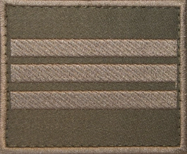 Dystynkcja khaki - plutonowy kawalerii ochotniczej