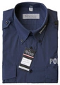 Koszula granatowa Policji z długim rękawem - męska