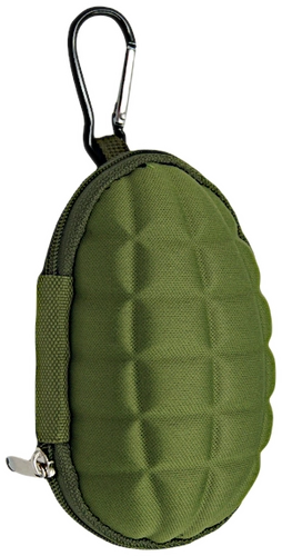 Etui na klucze w kształcie granatu - olive
