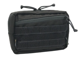 Organizer, panel administracyjny poziomy czarny - Baribal