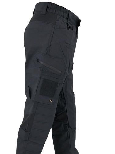 Wodoodporne spodnie taktyczne Defender rip-stop - czarne