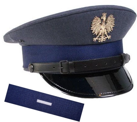 ZESTAW: czapka garnizonowa Służby Więziennej + otok SW