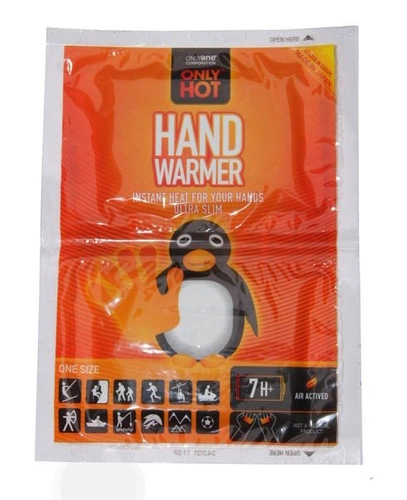 Saszetki ogrzewające do dłoni