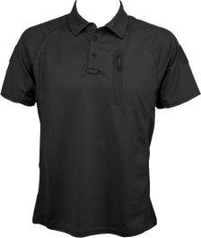 Koszulka polo poliestrowa - czarna