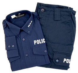 ZESTAW: Koszula z długim rękawem i spodnie przejściowe ripstop Policji