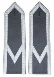 Pagony stalowe do koszulo-bluzy Wojska Polskiego - sierżant