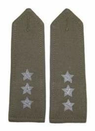 Pagony khaki do koszulo-bluzy Wojska Polskiego - porucznik