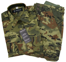 ZESTAW: Koszula polowa - krótki rękaw i spodnie polowe Straży Granicznej