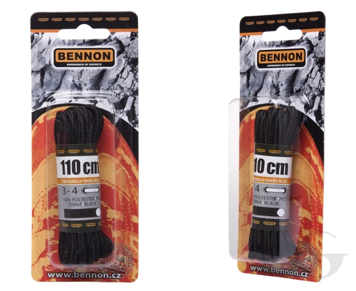 Sznurowadła czarne 110 cm