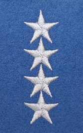 Stopień Wojska Polskiego do beretu niebieskiego - starszy chorąży sztabowy