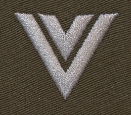 Stopień do furażerki galowej Wojsk Lądowych - starszy sierżant