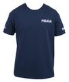 T-shirt granatowy Policji