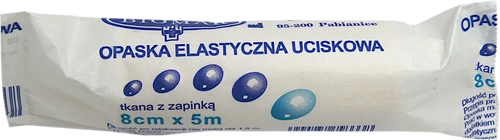 Opaska elastyczna uciskowa z zapinką - 8cm x 5m