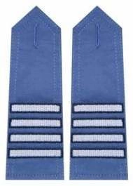 Pagony niebieskie do koszuli Służby Więziennej - plutonowy