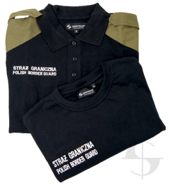ZESTAW: Koszulka polo i T-shirt Straży Granicznej