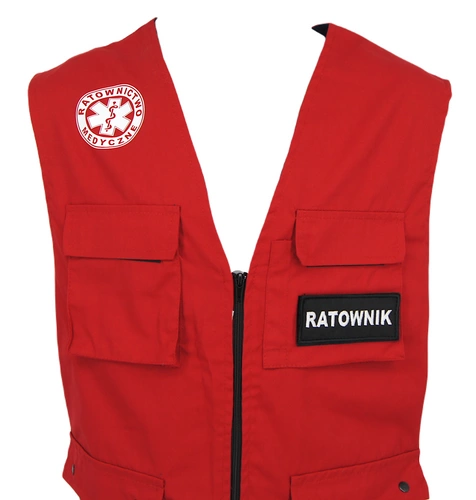 Kamizelka czerwona - Ratownictwo Medyczne