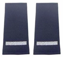 Pagony (pochewki) granatowe Policji - starszy posterunkowy