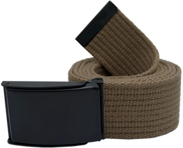 Pasek bawełniany - brązowy