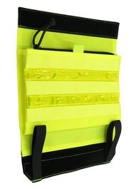 Wymienny panel przedni kangur z zamkiem do kamizelki, Hi-Viz