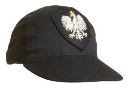 Czapka polowa czarna z orłem administracyjnym