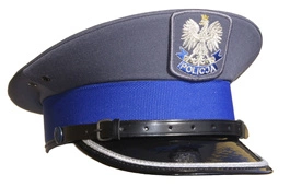 Czapka garnizonowa Policji - oficer młodszy