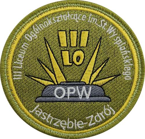 Emblemat III LO w Jastrzębiu Zdroju - ODDZIAŁ PRZYGOTOWANIA WOJSKOWEGO