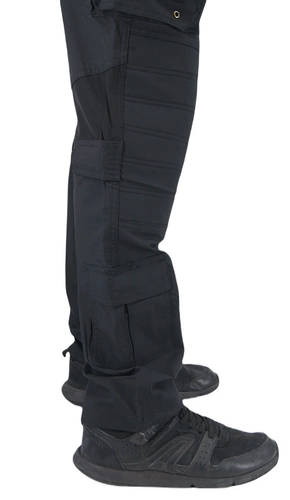 Wodoodporne spodnie taktyczne Defender rip-stop - czarne